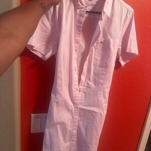 Tommy Hilfiger Pink Short Sleeve Dress